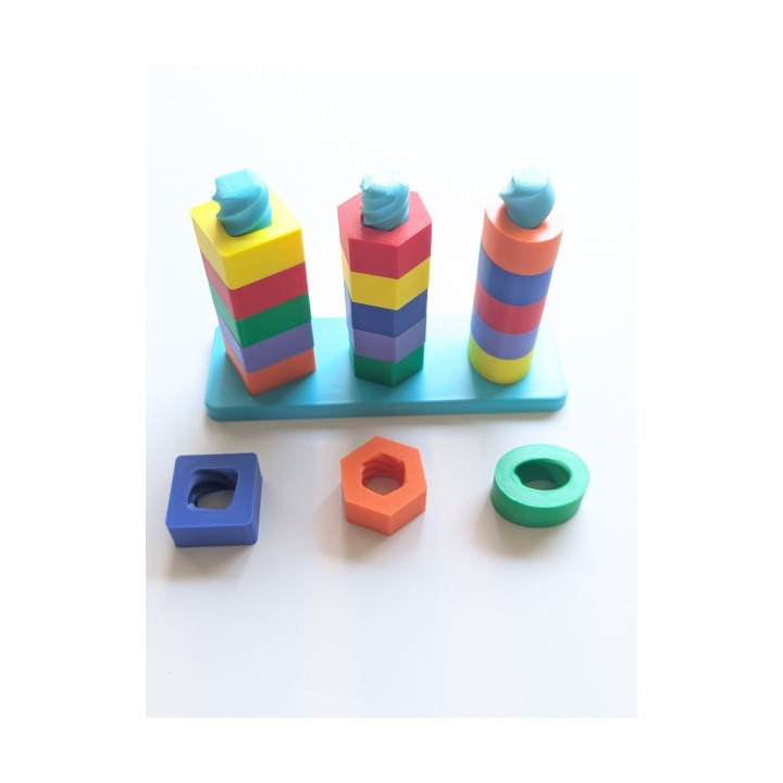 Torre de Encaixe – Formas Geométricas