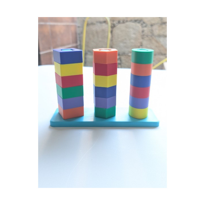 Torre de Encaixe – Formas Geométricas