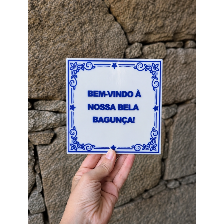 Azulejo Personalizável - Escolhe a tua frase!