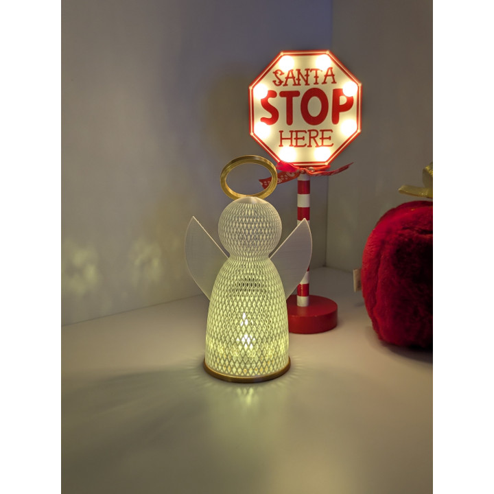 Luminária Anjo de Natal