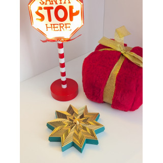 Estrela Fidget de Natal