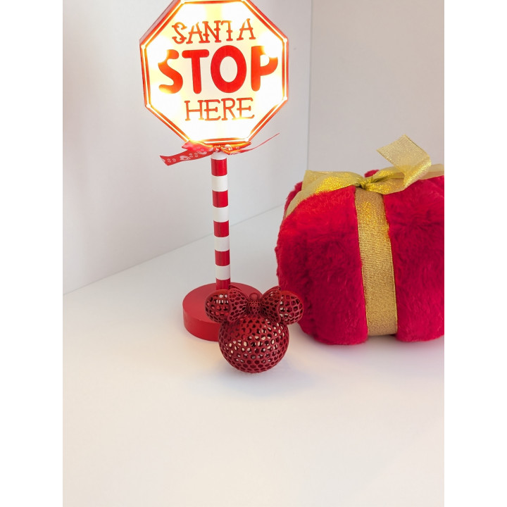 Bola de Natal Rendilhada Vermelha