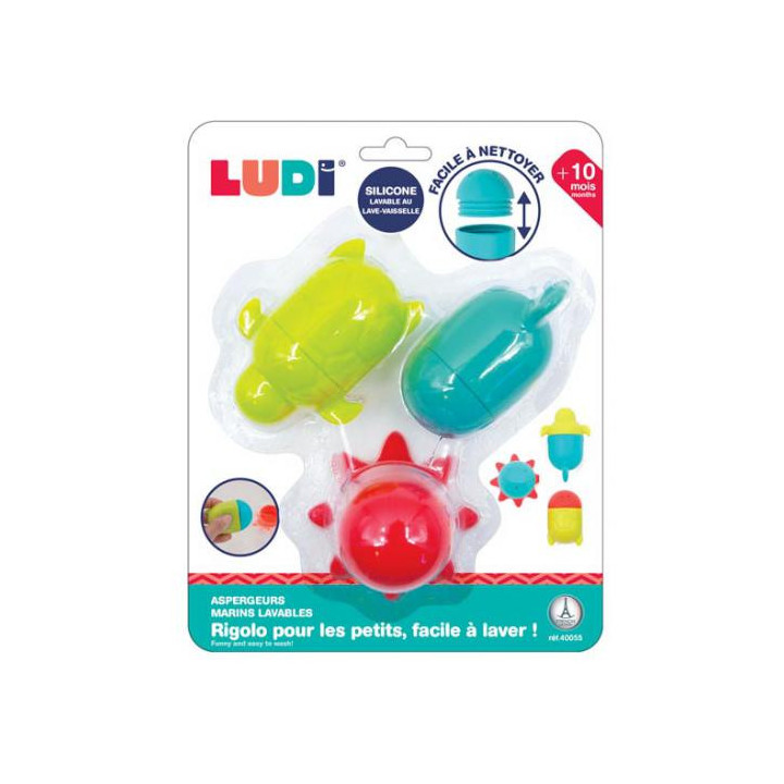 LUDI - Brinquedos Marinhos de Silicone