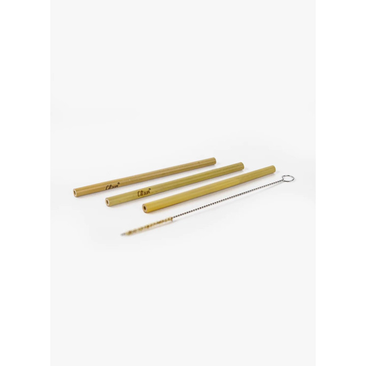 CITRON - Set de 3 Palhinhas em Bamboo