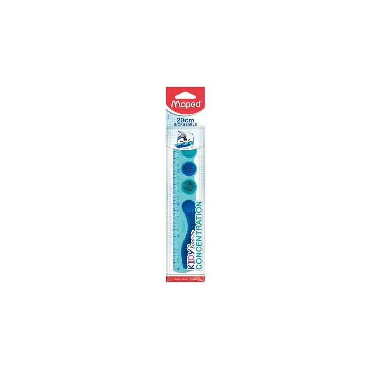 PRÉVENDA - MAPED - Régua Kiddy Learn Concentration inquebrável 20cm
