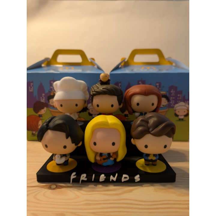 Sofá Laranja para Figuras de FRIENDS