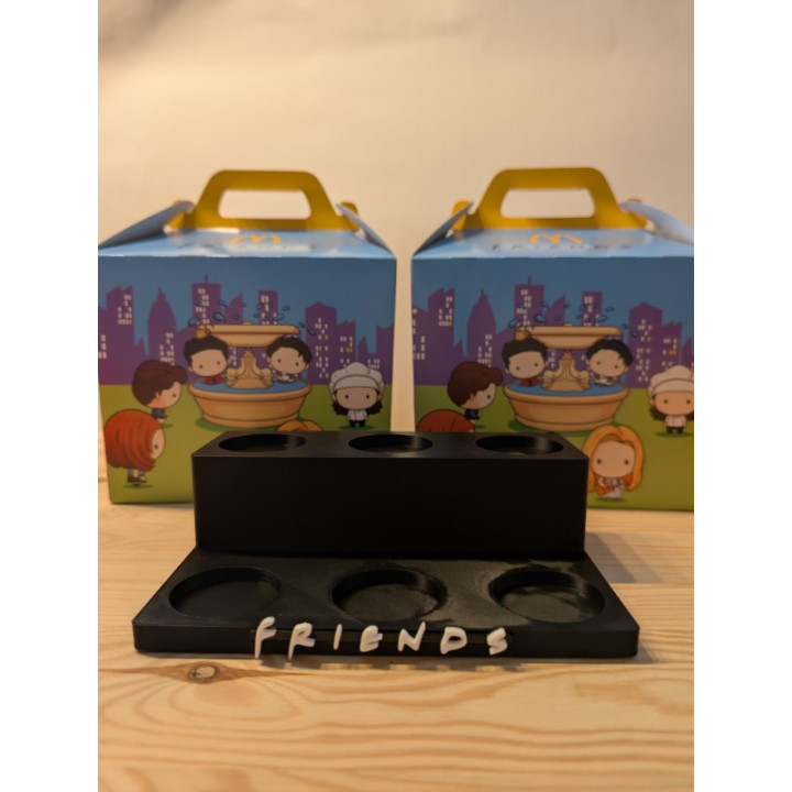 Sofá Laranja para Figuras de FRIENDS