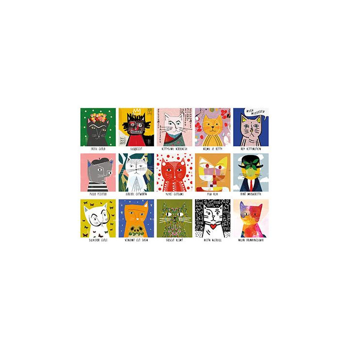 HAPPILY - Puzzle Art Cats 1000 peças