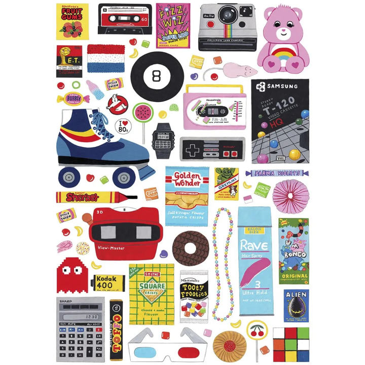 HAPPILY - Puzzle In The 80´s 1000 peças