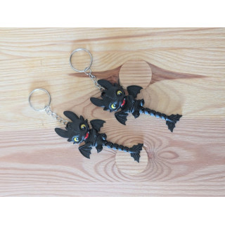 Porta-Chaves Dragão Preto