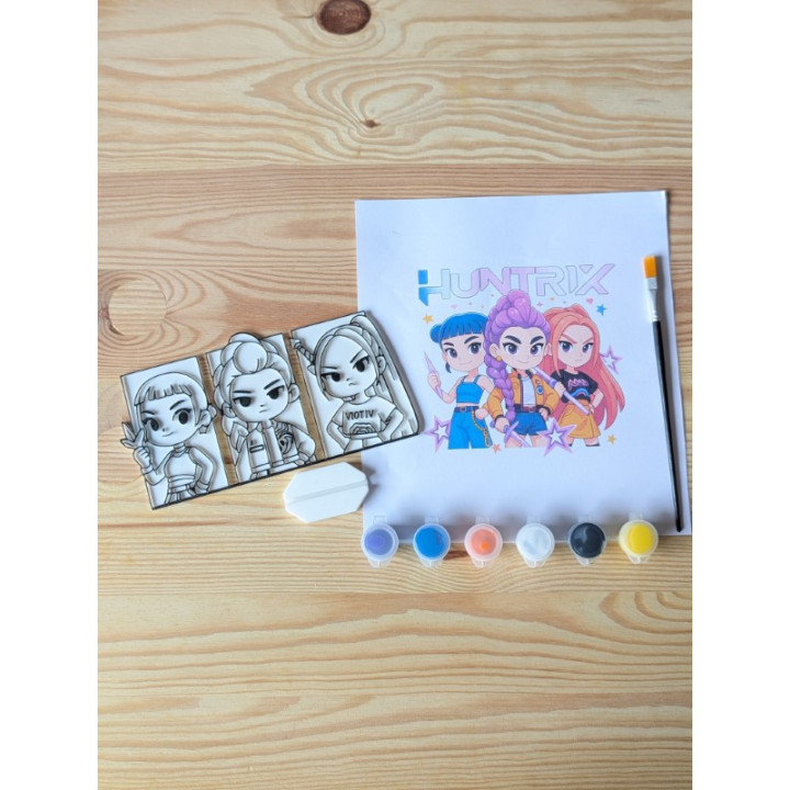 Kit Colorir Guerreiras do K POP
