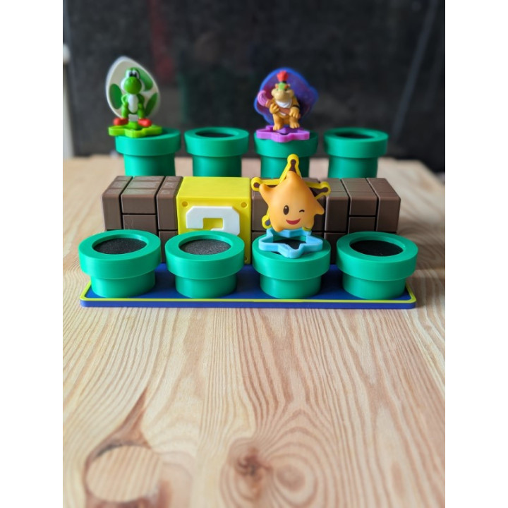 Expositor Figuras de SUPER MARIO